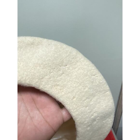 Womens Vintage The Broadway 100% Wool Ivory White Beret Paris Cute Fashion Hat - Picture 5 of 11